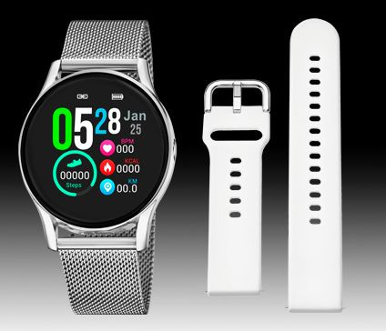 Watch strap Smartwatch Lotus 50000 1 BC10927 Rubber White 20mm
